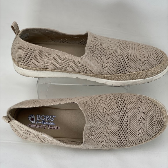 BOBS from Skechers Tan Knit Slip on size 10 - Picture 5 of 14